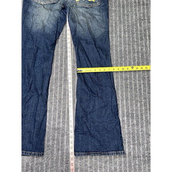 Vintage Rocawear Jeans‎ Flare Size 13 Embroidered Pocket Flap Y2K Skater Grunge - Picture 6 of 7